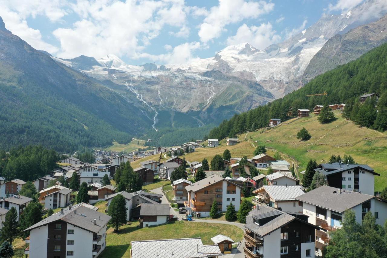 Kuscheliges Nest Fuer Zwei: Guenstiges Studio In Den Schweizer Alpen Saas-Fee Exterior photo
